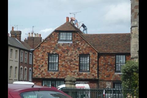 Man on the roof 1